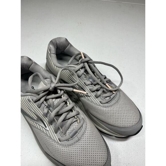Brooks Womens Addiction Walkers Suded Gray Sneaker Size 8.5 - Picture 3 of 8